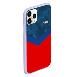 Чехол iPhone 11 Pro матовый BMW MOTORSPORT, цвет: 3D-светло-сиреневый — фото 2