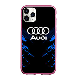 Чехол iPhone 11 Pro матовый Audi: Blue Anger