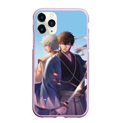 Чехол iPhone 11 Pro матовый Gintama, цвет: 3D-розовый