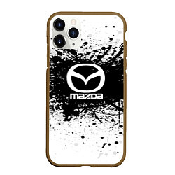 Чехол iPhone 11 Pro матовый Mazda: Black Spray