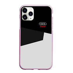 Чехол iPhone 11 Pro матовый Audi Sport, цвет: 3D-розовый