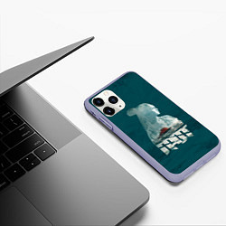 Чехол iPhone 11 Pro матовый Drummatix Vega, цвет: 3D-светло-сиреневый — фото 2