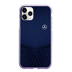 Чехол iPhone 11 Pro матовый Mercedes: Sport Motors, цвет: 3D-светло-сиреневый
