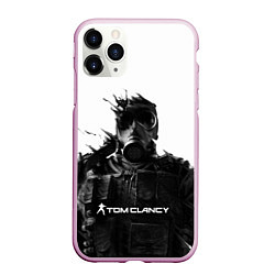 Чехол iPhone 11 Pro матовый Tom Clancys Soldier, цвет: 3D-розовый