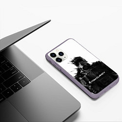 Чехол iPhone 11 Pro матовый Tom Clancys Soldier, цвет: 3D-серый — фото 2