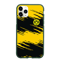 Чехол iPhone 11 Pro матовый BVB 09: Yellow Breaks, цвет: 3D-темно-зеленый