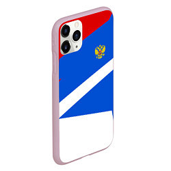 Чехол iPhone 11 Pro матовый Russia: Light Sport, цвет: 3D-розовый — фото 2