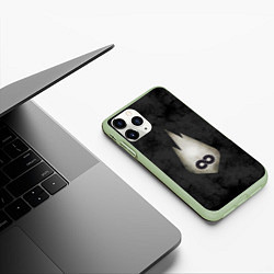 Чехол iPhone 11 Pro матовый Thousand Foot Krutch, цвет: 3D-салатовый — фото 2