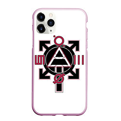 Чехол iPhone 11 Pro матовый 30 seconds to Mars emblem