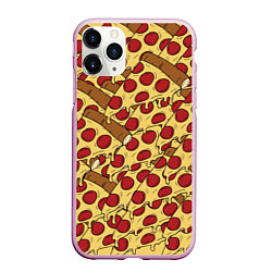 Чехол iPhone 11 Pro матовый Любитель пиццы