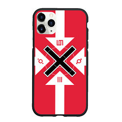 Чехол iPhone 11 Pro матовый 30 STM Symbols, цвет: 3D-черный