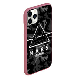 Чехол iPhone 11 Pro матовый 30 STM Camo, цвет: 3D-малиновый — фото 2