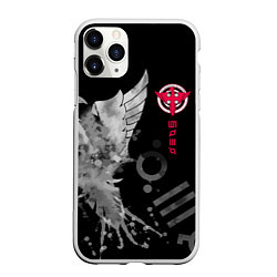 Чехол iPhone 11 Pro матовый 30 STM: Grey Bird, цвет: 3D-белый