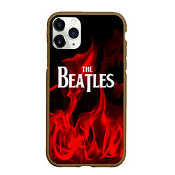 Чехол iPhone 11 Pro матовый The Beatles: Red Flame