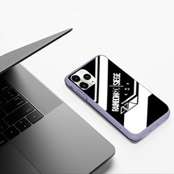 Чехол iPhone 11 Pro матовый RAINBOW SIX SIEGE R6S, цвет: 3D-светло-сиреневый — фото 2