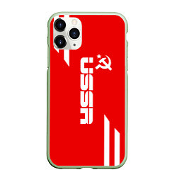 Чехол iPhone 11 Pro матовый USSR: Red Sport
