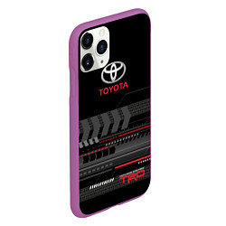 Чехол iPhone 11 Pro матовый Toyota TRD, цвет: 3D-фиолетовый — фото 2