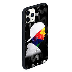 Чехол iPhone 11 Pro матовый Avicii: Stories, цвет: 3D-черный — фото 2