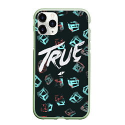 Чехол iPhone 11 Pro матовый Avicii: True, цвет: 3D-салатовый