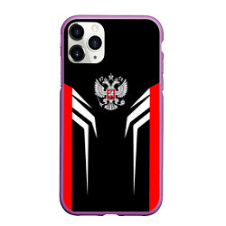 Чехол iPhone 11 Pro матовый Russia: Sport Line