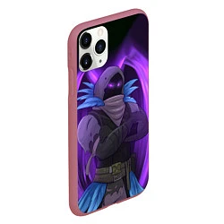 Чехол iPhone 11 Pro матовый Violet Raven, цвет: 3D-малиновый — фото 2