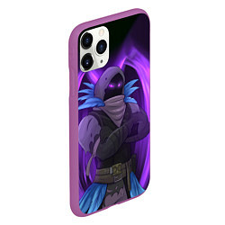 Чехол iPhone 11 Pro матовый Violet Raven, цвет: 3D-фиолетовый — фото 2