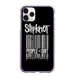 Чехол iPhone 11 Pro матовый Slipknot: People Shit, цвет: 3D-светло-сиреневый