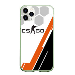 Чехол iPhone 11 Pro матовый CS:GO Sport Series, цвет: 3D-салатовый