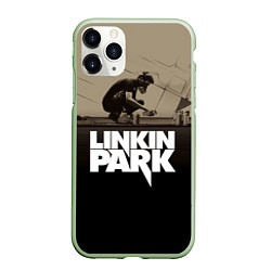 Чехол iPhone 11 Pro матовый Linkin Park: Meteora, цвет: 3D-салатовый