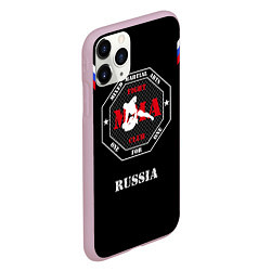 Чехол iPhone 11 Pro матовый MMA Russia, цвет: 3D-розовый — фото 2