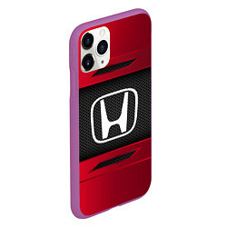 Чехол iPhone 11 Pro матовый Honda Sport, цвет: 3D-фиолетовый — фото 2