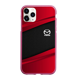 Чехол iPhone 11 Pro матовый Mazda: Red Sport