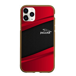 Чехол iPhone 11 Pro матовый Jaguar: Red Sport