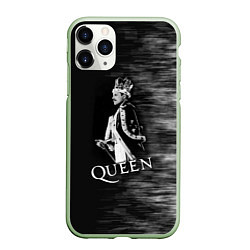 Чехол iPhone 11 Pro матовый Black Queen, цвет: 3D-салатовый