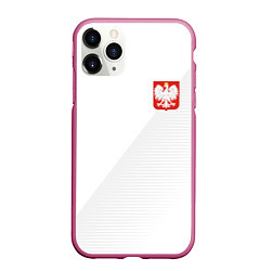 Чехол iPhone 11 Pro матовый Poland Team: Home WC-2018