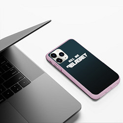 Чехол iPhone 11 Pro матовый Kill Me: Obladaet, цвет: 3D-розовый — фото 2