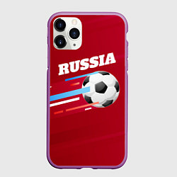 Чехол iPhone 11 Pro матовый Russia Football