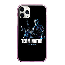 Чехол iPhone 11 Pro матовый Terminator: Is alive, цвет: 3D-розовый