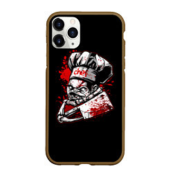 Чехол iPhone 11 Pro матовый Pudge Chef