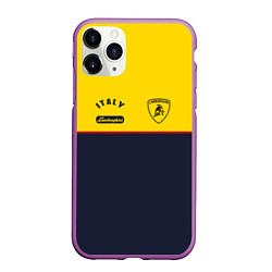 Чехол iPhone 11 Pro матовый Italy Lamborghini