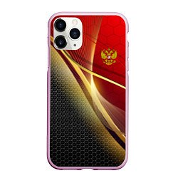 Чехол iPhone 11 Pro матовый RUSSIA SPORT: Gold Collection