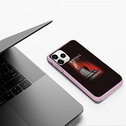 Чехол iPhone 11 Pro матовый Twin Peaks: Firewalk with me, цвет: 3D-розовый — фото 2