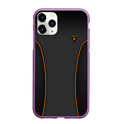 Чехол iPhone 11 Pro матовый Lamborghini Style