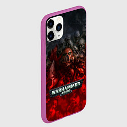 Чехол iPhone 11 Pro матовый Warhammer 40000: Dawn Of War, цвет: 3D-фиолетовый — фото 2