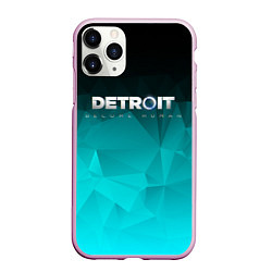 Чехол iPhone 11 Pro матовый Detroit: Become Human, цвет: 3D-розовый