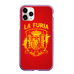 Чехол iPhone 11 Pro матовый La Furia, цвет: 3D-фиолетовый