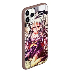 Чехол iPhone 11 Pro матовый No Game No Life, цвет: 3D-коричневый — фото 2