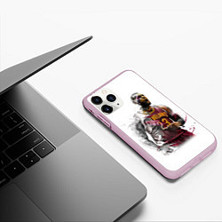 Чехол iPhone 11 Pro матовый Cleveland 23, цвет: 3D-розовый — фото 2