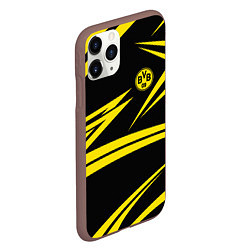 Чехол iPhone 11 Pro матовый FC Borussia: BVB Sport, цвет: 3D-коричневый — фото 2