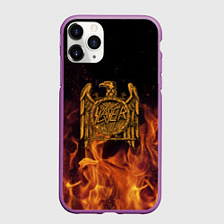 Чехол iPhone 11 Pro матовый Slayer: Fire Eagle